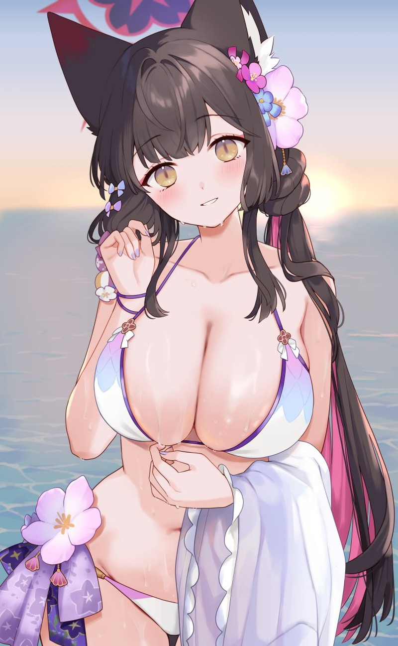 【ブルアカ】狐坂ワカモのエロ画像 Part４