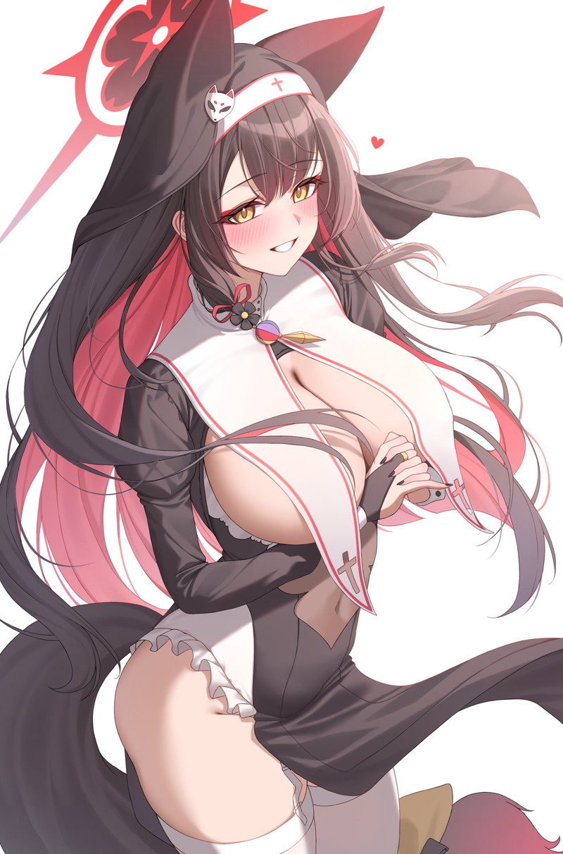 【ブルアカ】狐坂ワカモのエロ画像 Part４