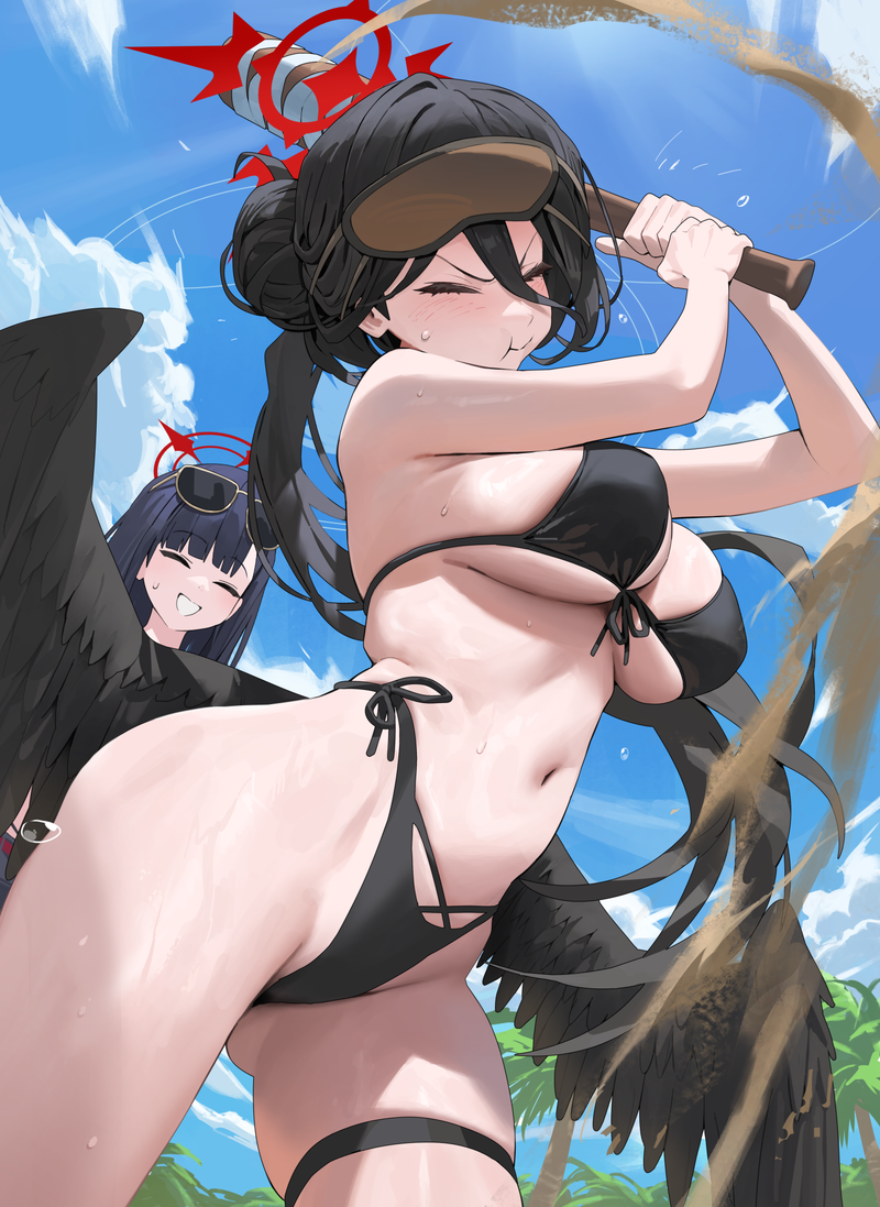 【ブルアカ】羽川ハスミのエロ画像 Part２１