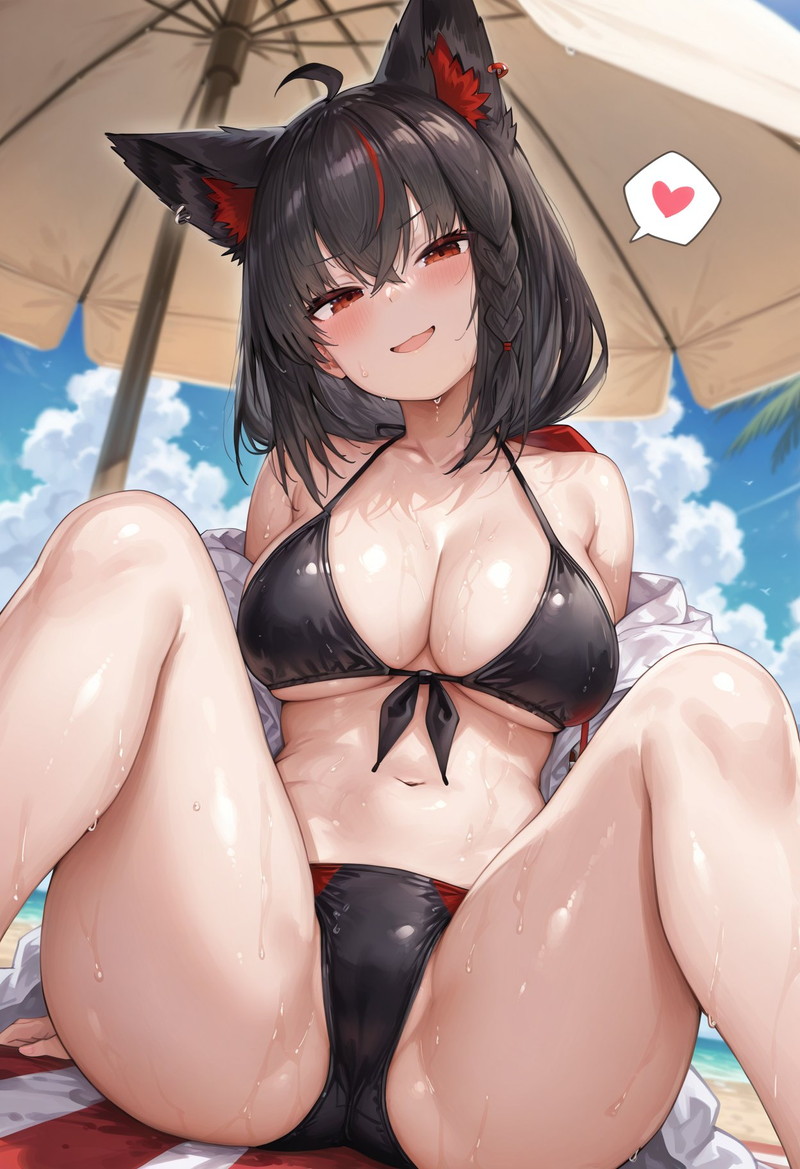 【ホロライブ】白上フブキのエロ画像 Part１８【黒上フブキ】
