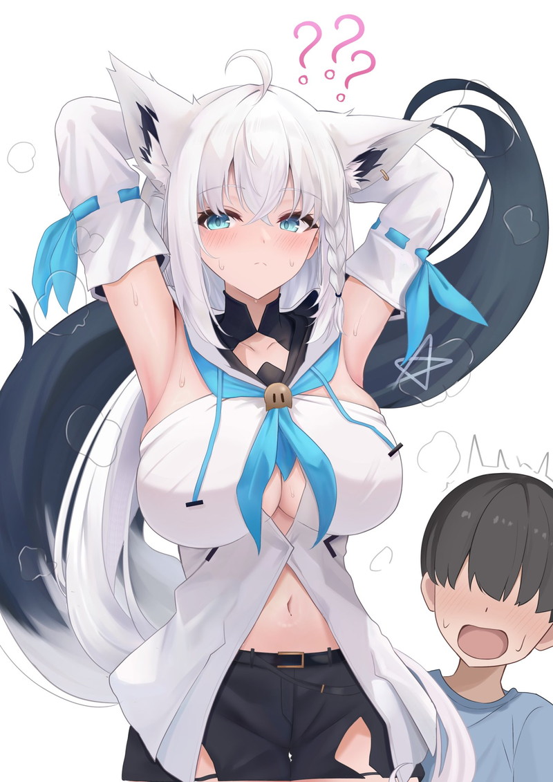 【ホロライブ】白上フブキのエロ画像 Part１９【黒上フブキ】